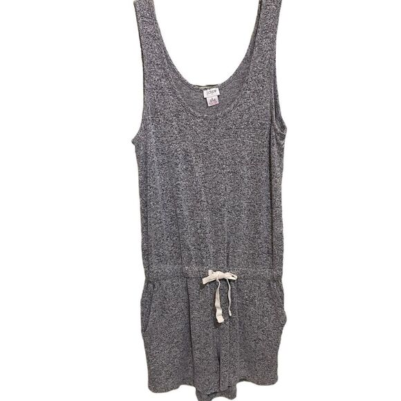 J. Crew Signature Cozy Yarn Lounge Romper Drawstring Waist Oversized Size Small - Picture 4 of 11
